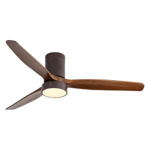 12 inch compact low profile fan with 52 inch span, high velocity airflow for small low ceiling rooms, model VY-13048