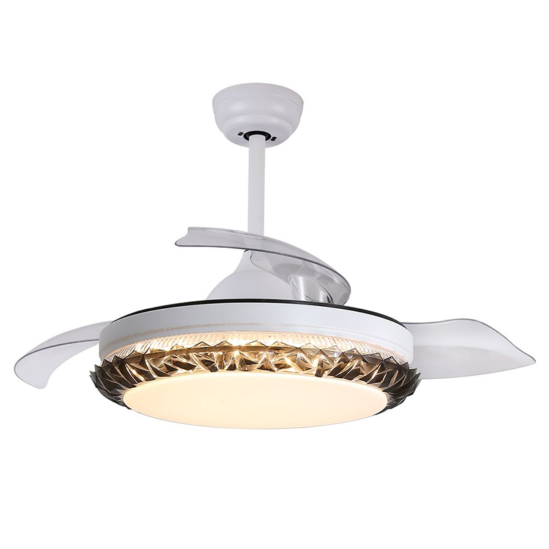 VANYE 42" Invisible Blade Ceiling Fan - High Airflow Energy Saving 1 42 inch invisible blade ceiling fan with high airflow and energy saving design, 10-year warranty DC motor and smart remote for home use, model VY-13009