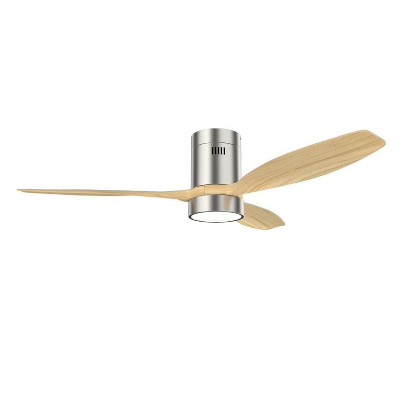 VANYE 52" Low Profile Ceiling Fan - Silent 35dB Bedroom Fan 1 52 inch ultra quiet 35dB low profile ceiling fan, flush mount silent DC motor design for low ceiling bedroom use, model VY-13027