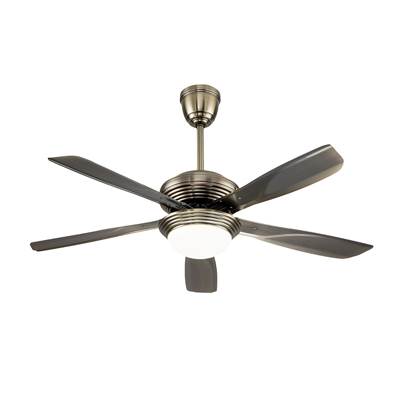 VANYE 52" Bronze Metal Ceiling Fan with Integrated LED 1 52 inch bronze finish metal ceiling fan with integrated LED, high velocity airflow durable for premium interiors, model VY-12044