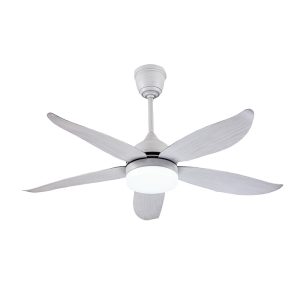 52 inch energy saving smart plastic blade ceiling fan with LED and remote, intelligent home cooling for wholesale, model VY-12033
