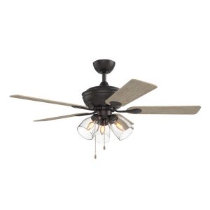 52 inch fancy plywood blade fan with smart app control, quiet operation for home automation, model VY-13066