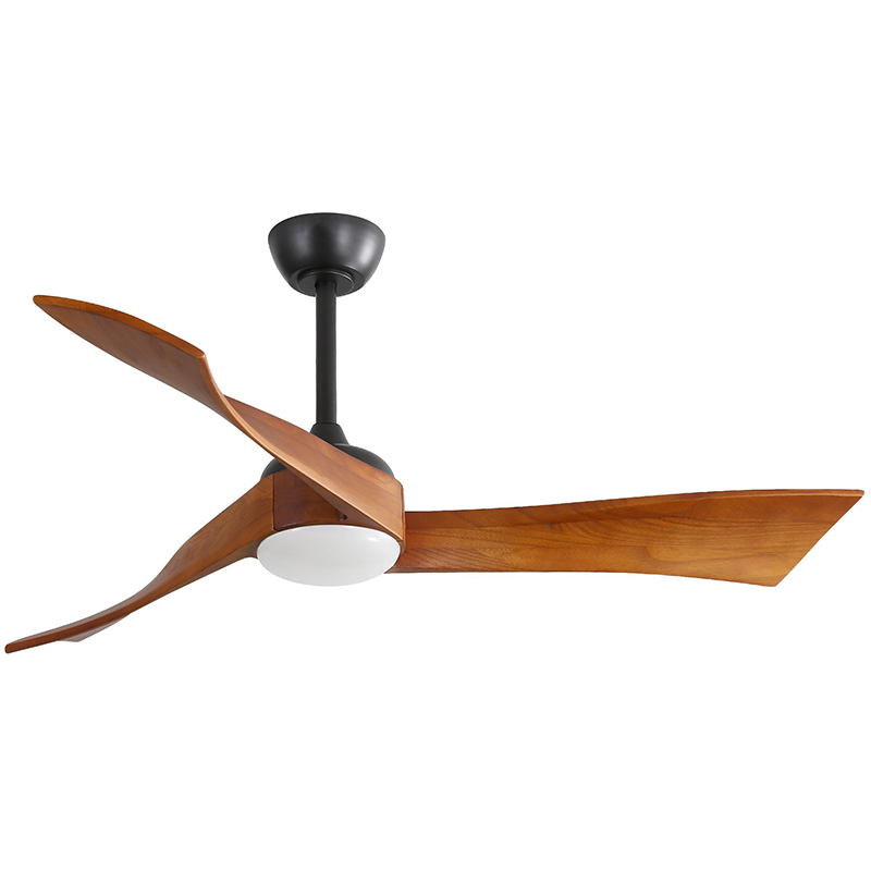VANYE 52" Modern Wood Ceiling Fan - Sleek Architectural Design 1 52 inch modern wood ceiling fan with sleek architectural design, high airflow blades for designer interior decoration, model VY-13038