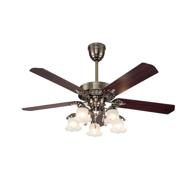 VANYE 52" Plywood Blade Fandelier with Crystal Chandelier 1 52 inch plywood blade fandelier with crystal chandelier, modern airflow timeless decor for wholesale, model VY-12039