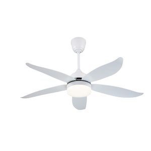 52 inch silent AC/DC motor ceiling light fan, 2-in-1 cooler and light for living room, model VY-12032