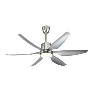 54/66 inch dimmable LED plastic blade ceiling fan with remote, 6 speed control versatile for home use, model VY-12022