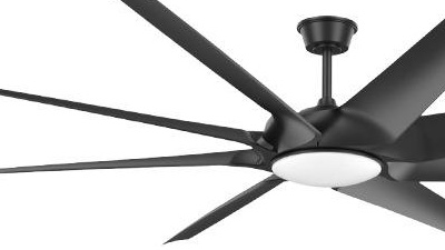 Industrial high velocity ceiling fans for commercial warehouse ventilation