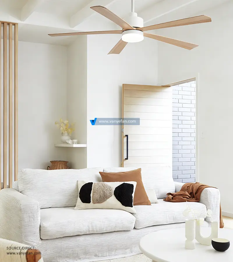 Ultimate Guide to Importing Ceiling Fans from China (No Certification? No Problem!) 4 Modern white ABS blade ceiling fan for Southeast Asia tropical climate - VANYE manufacturer